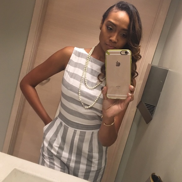 🎉1 LEFT🎉 Stripped Jumpsuit - Picture 3 of 7